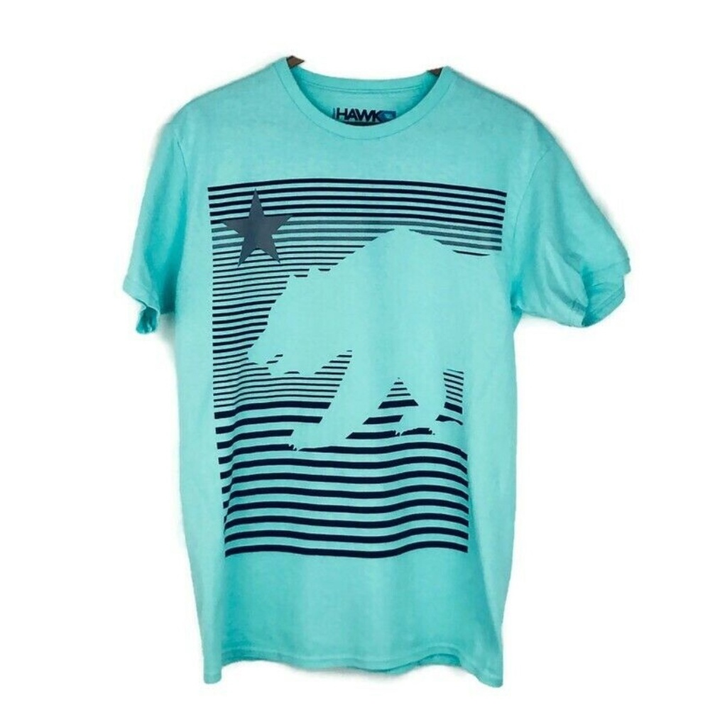 Tony Hawk Men's Medium Green Crew neck T-Shirt